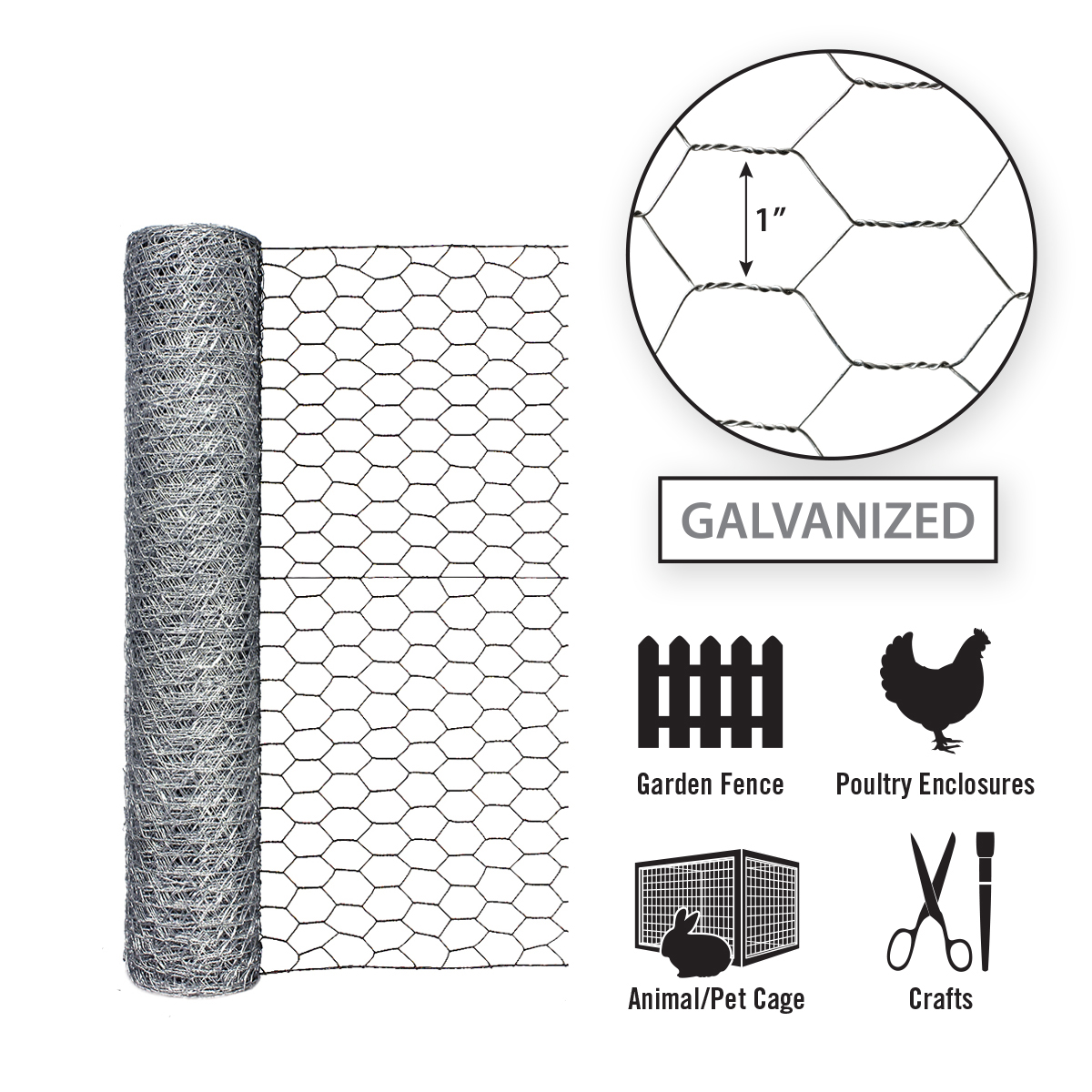 Rede de Arame Hexagonal