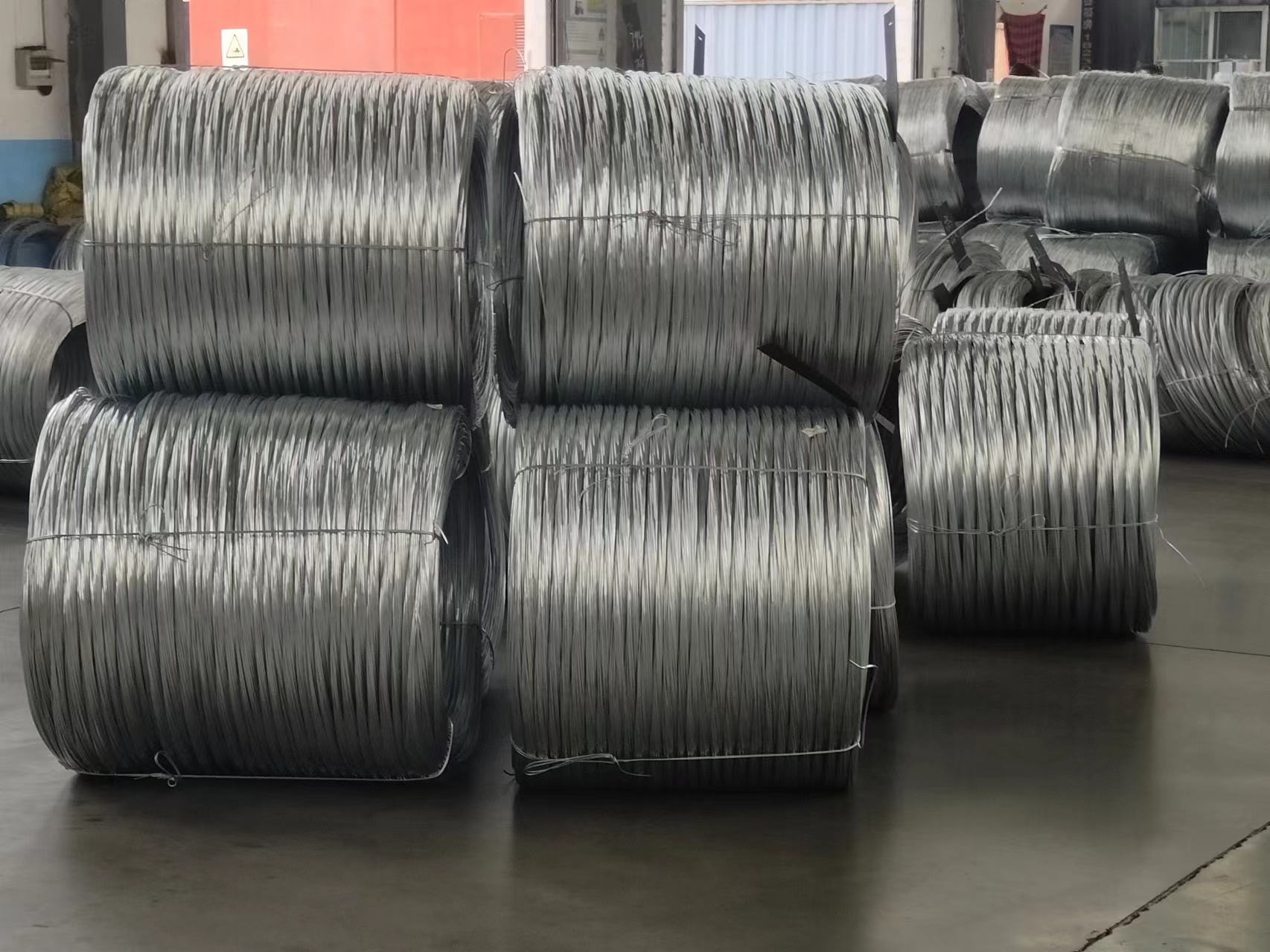 Fio de ferro de aço não ligado de alta resistência de 7 mm Fio Gi Fio de aço galvanizado